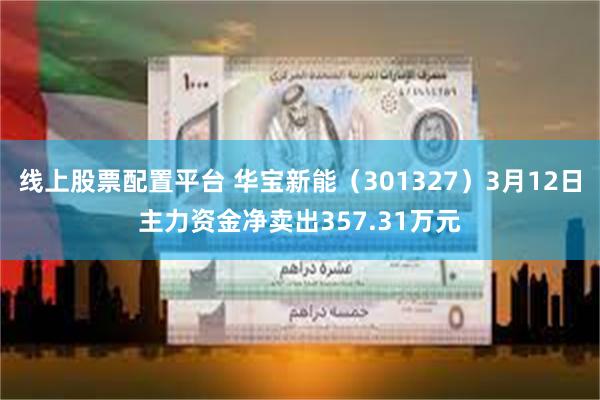 线上股票配置平台 华宝新能（301327）3月12日主力资金净卖出357.31万元