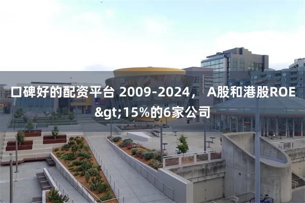 口碑好的配资平台 2009-2024， A股和港股ROE>15%的6家公司