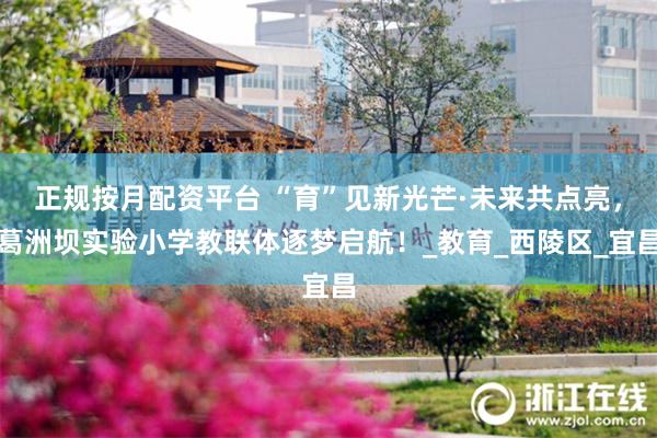正规按月配资平台 “育”见新光芒·未来共点亮，葛洲坝实验小学教联体逐梦启航！_教育_西陵区_宜昌